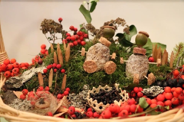 Выставка поделок из природного материала «Дары осени» 